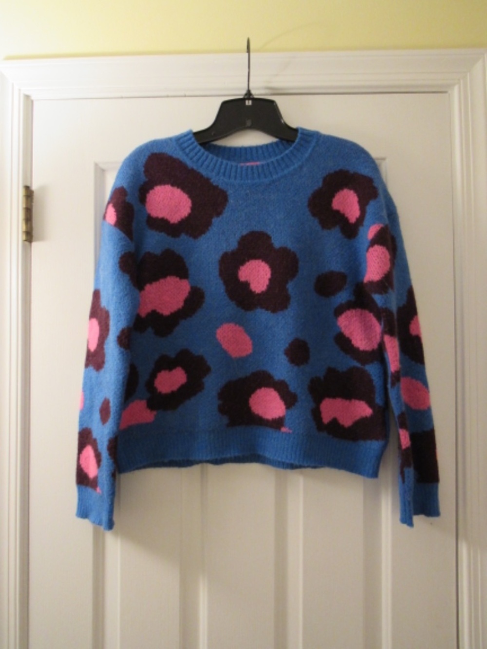 Lilly Pulitzer Blue and Pink Floral Sweater